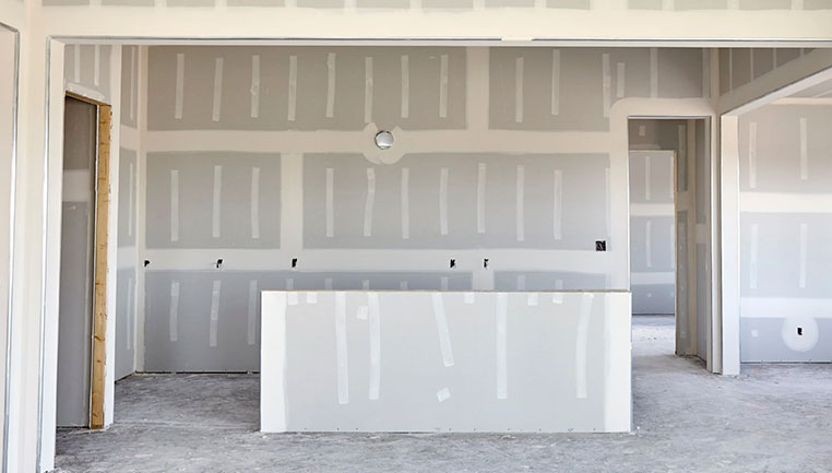 Drywall installation and finishing project